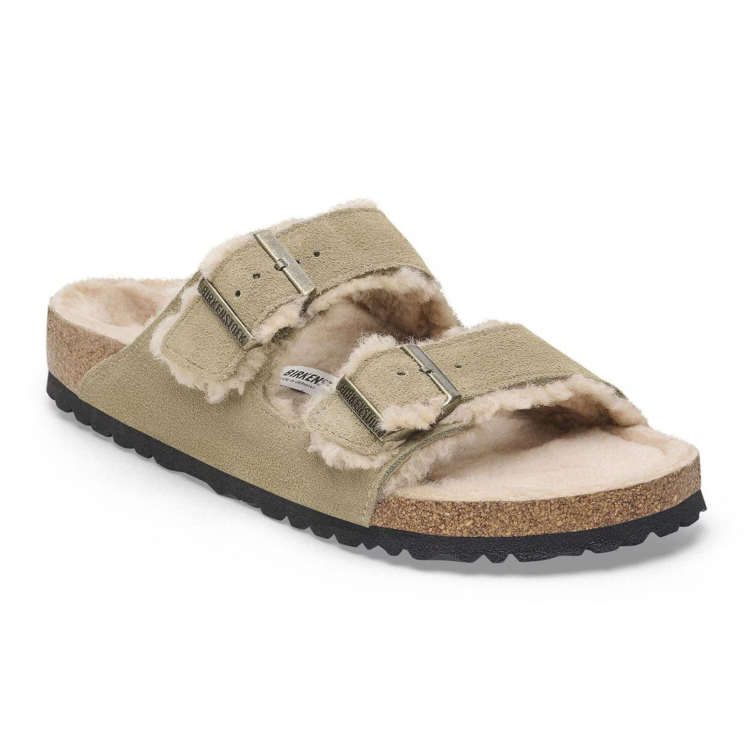 Birkenstock Arizona Shearling | Suede Taupe