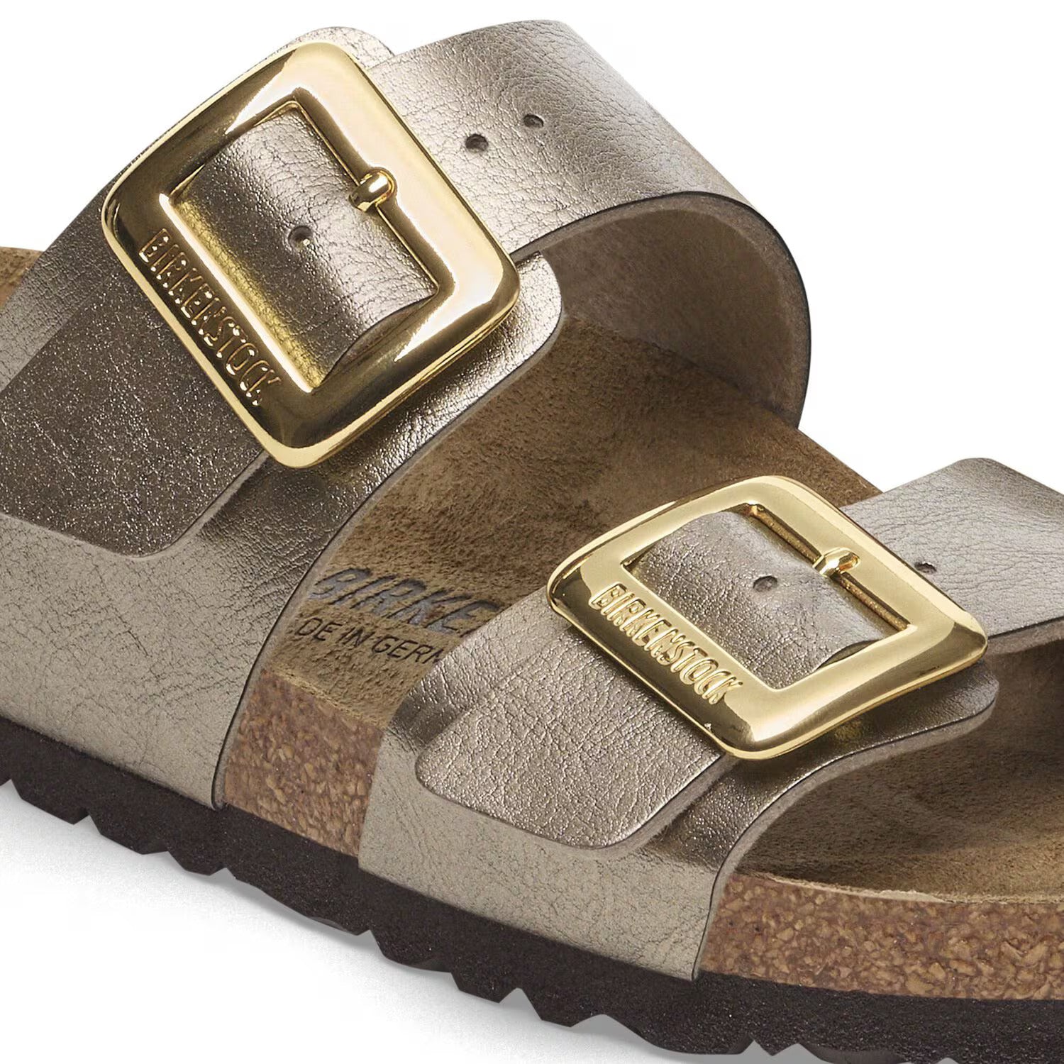 Sydney Luxe Buckle | Birko-Flor Patent | Graceful Taupe