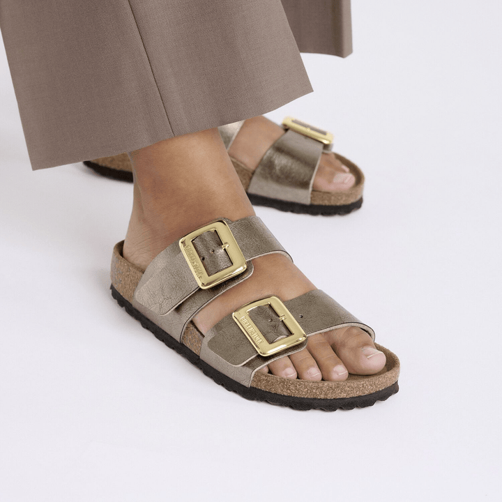 Sydney Luxe Buckle | Birko-Flor Patent | Graceful Taupe