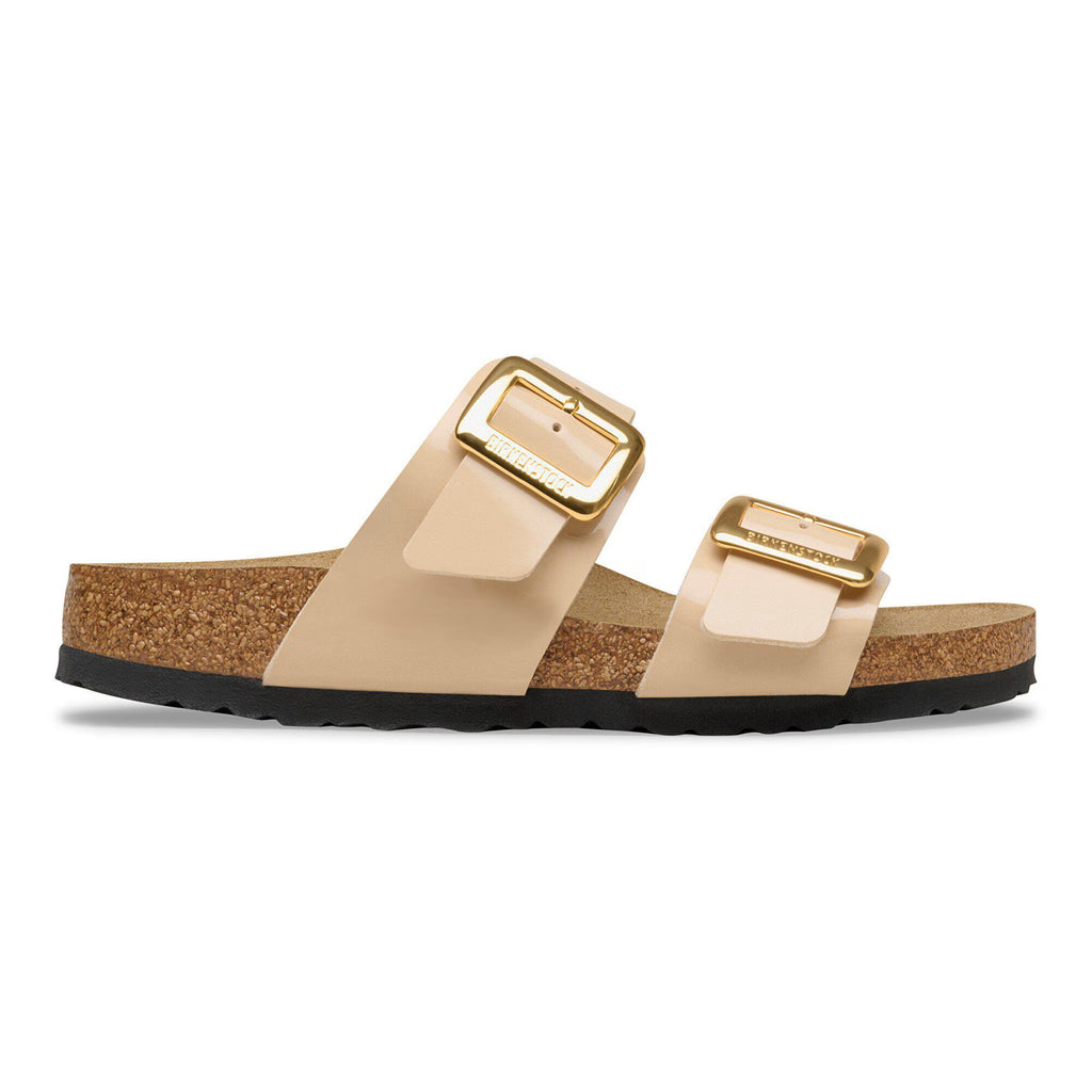 Sydney Luxe Buckle Birko-Flor Patent Sand