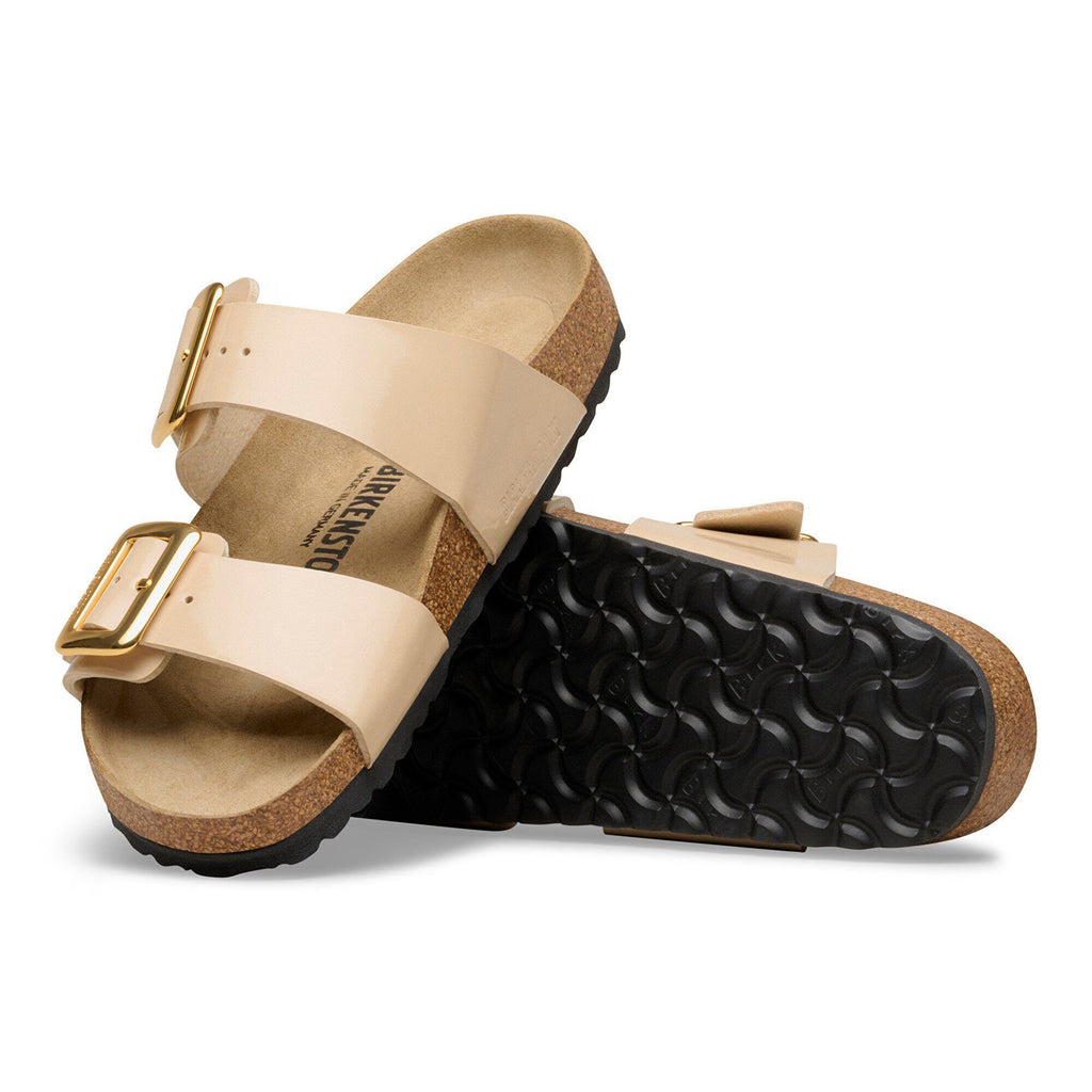 Sydney Luxe Buckle Birko-Flor Patent Sand