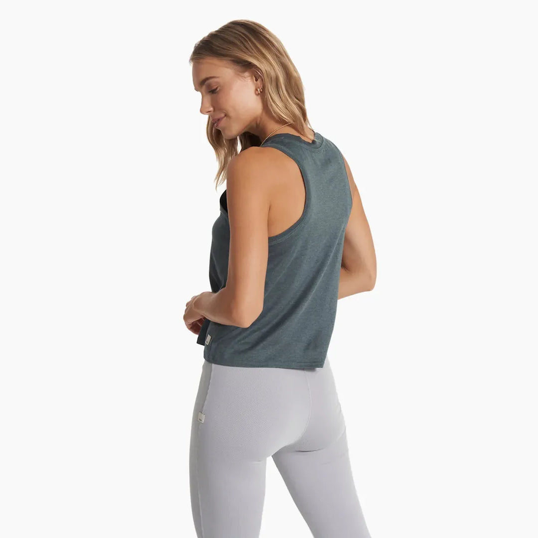 Vuori Women's Energy Top | Stone Heather 