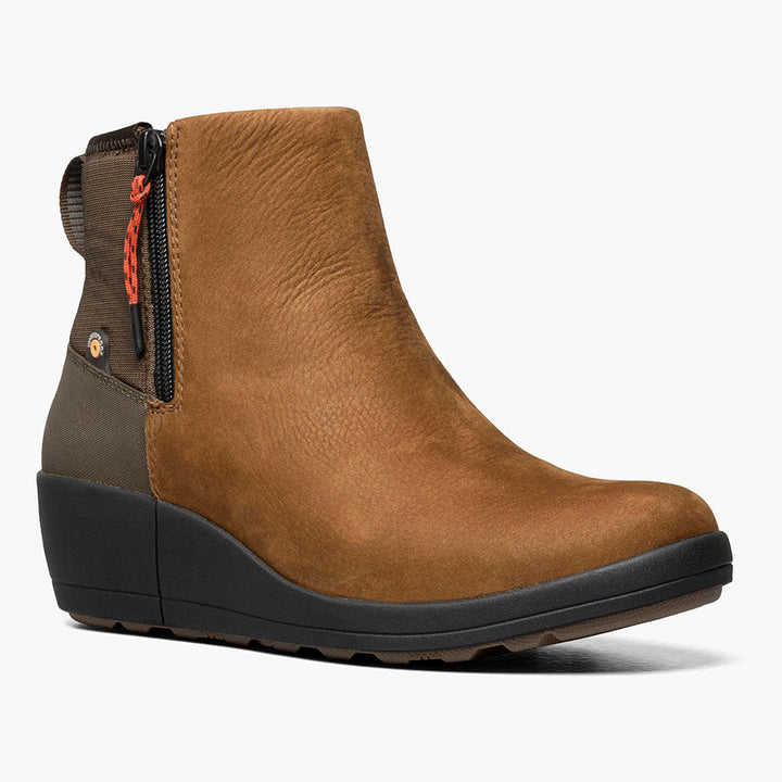 Bogs W's Vista Rugged Zip Cognac Multi