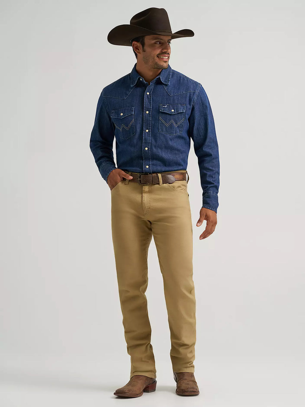 Premium Performance Tough Comfort Cowboy Cut Regular Fit Canvas Jean | Kelp