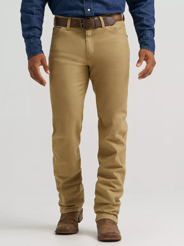 Premium Performance Tough Comfort Cowboy Cut Regular Fit Canvas Jean | Kelp