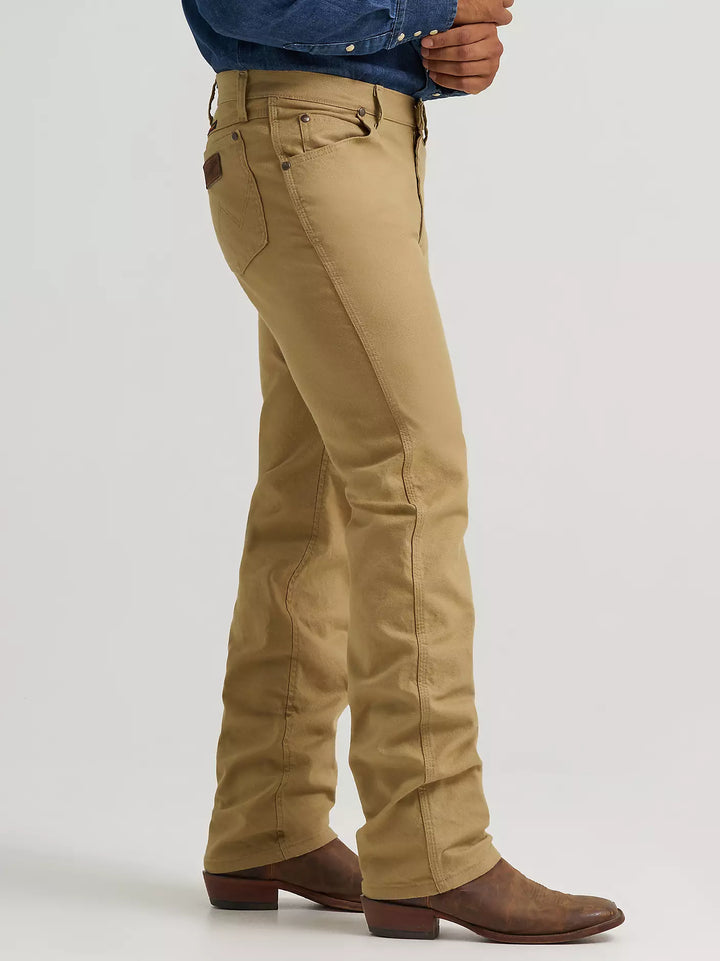 Premium Performance Tough Comfort Cowboy Cut Regular Fit Canvas Jean | Kelp