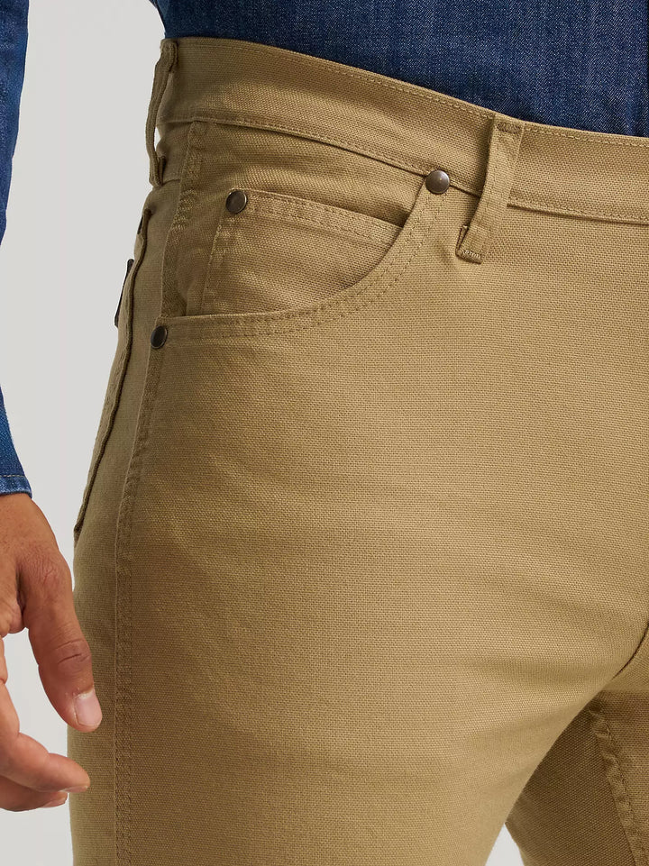 Premium Performance Tough Comfort Cowboy Cut Regular Fit Canvas Jean | Kelp