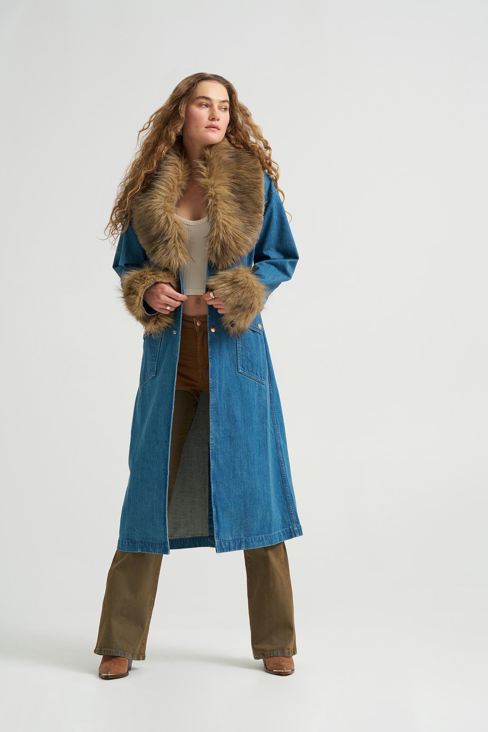 Wrangler X Lainey Wilson Penny Lainey Coat | Denim