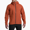Kuhl red/orange rain jacket