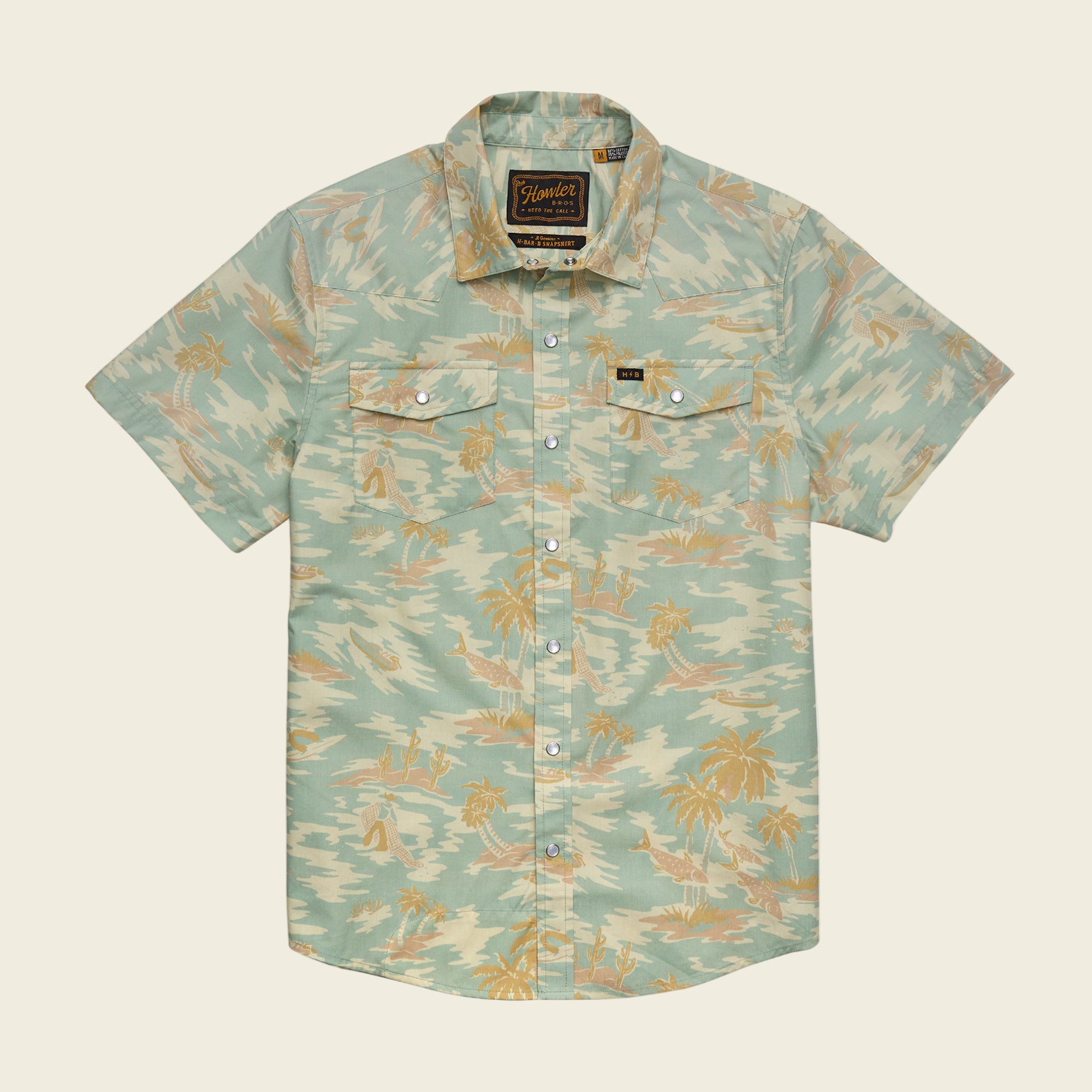 Howler Bros H Bar B Snapshirt | Dreamland : Sea Foam