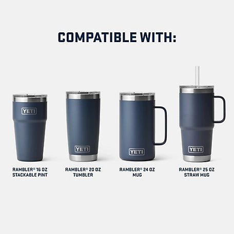 Yeti Rambler Tumbler Straw Lid 20oz