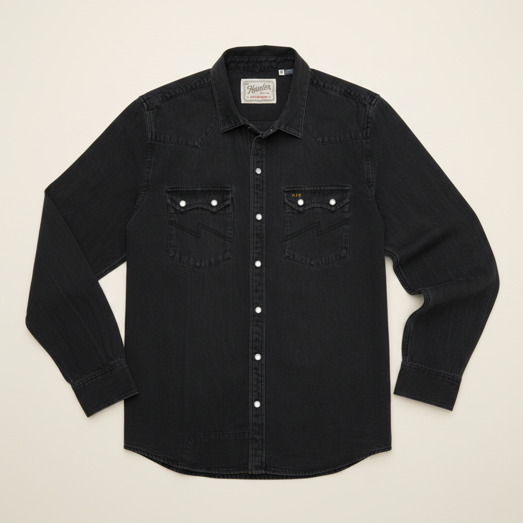 Dust Up Denim Snapshirt