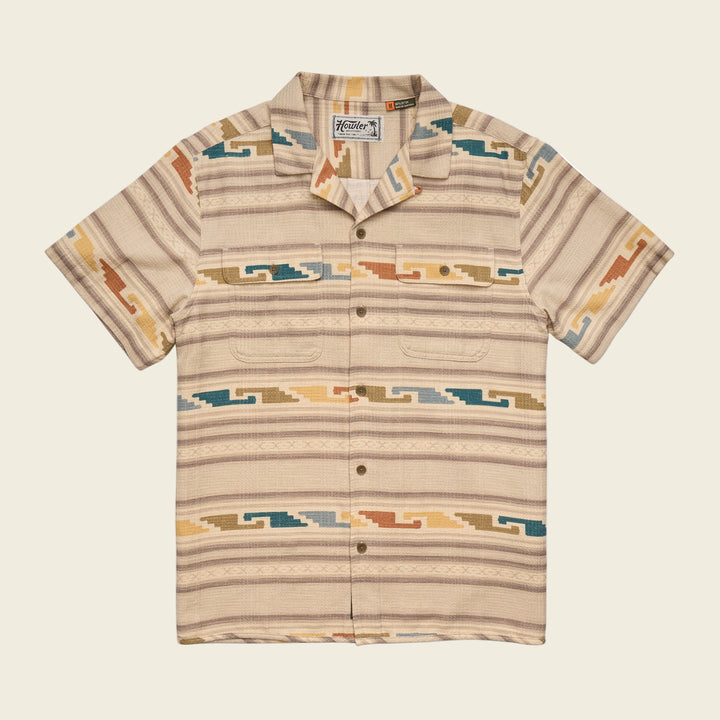 Howler Brothers Shores Club Shirt | Temple Tracks : Natural