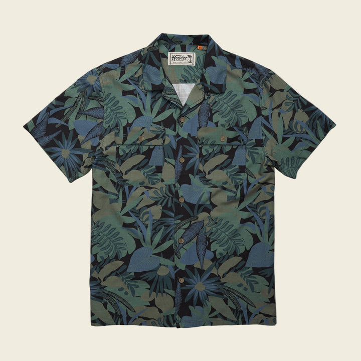 Howler Brothers Shores Club Shirt | Tropical Noir : Antique Black