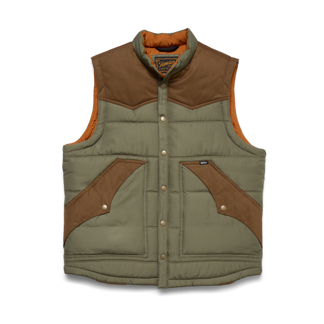 Howler Brothers Rounder Vest | Oregano / Cocoa