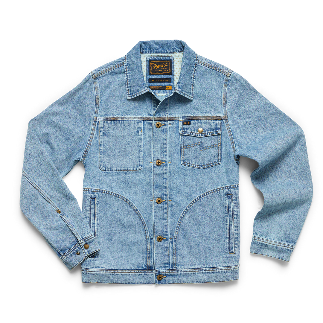 Howler Brothers Denim Depot Jacket | Lauper Light Wash