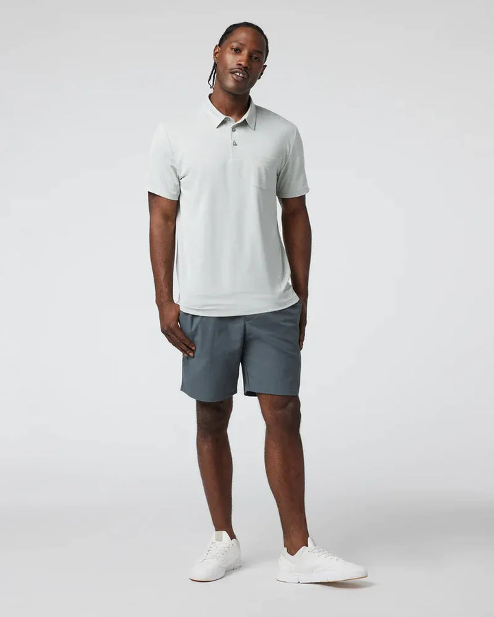 Vuori Men's Zephyr Polo | Sky Grey