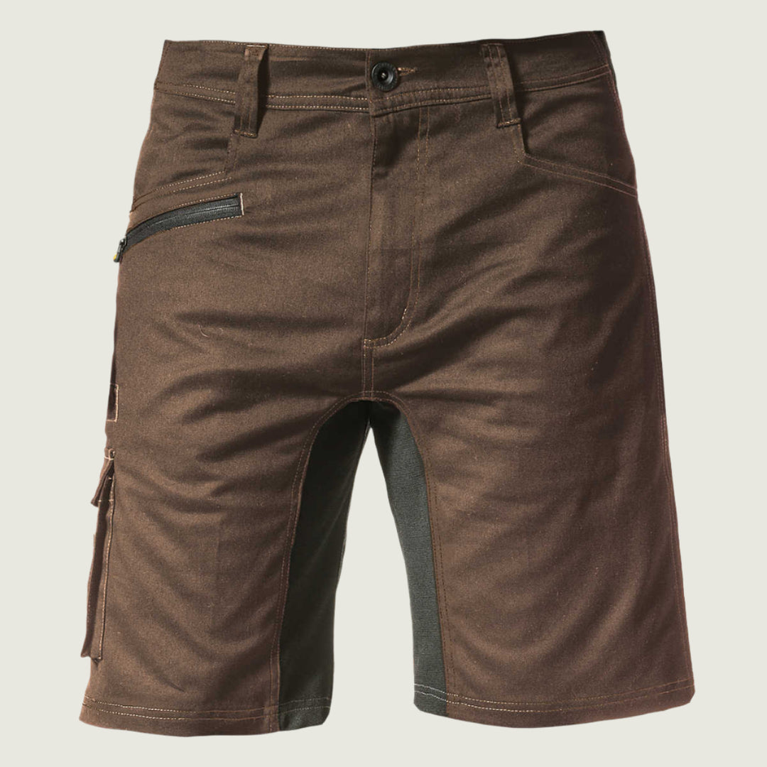 CAT M's Operator Flex Work Shorts | Dark Earth Brown