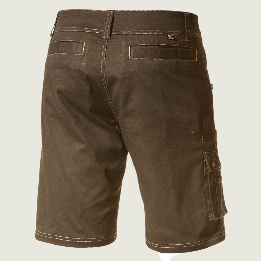 CAT M's Operator Flex Work Shorts | Dark Earth Brown