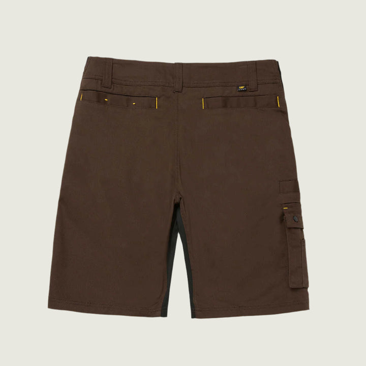 CAT M's Operator Flex Work Shorts | Dark Earth Brown