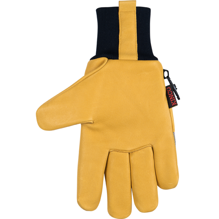 Kinco Lined Premium Grain Pigskin Palm with Knit Wrist Gloves | Otto Stripe