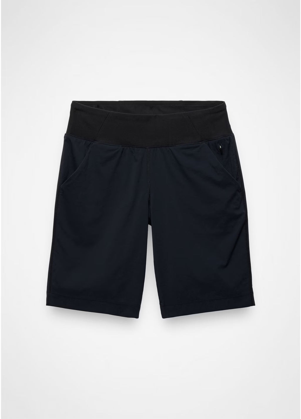 Black shorts on a white background