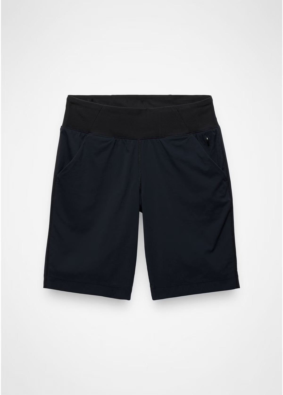 Black shorts on a white background