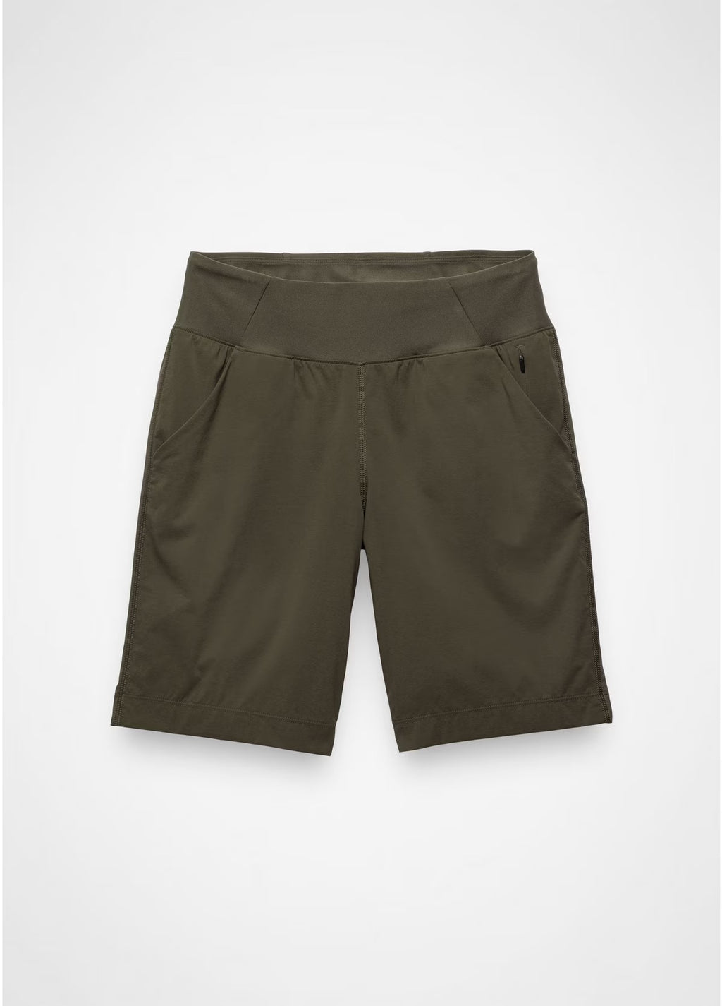 Green shorts on a white background