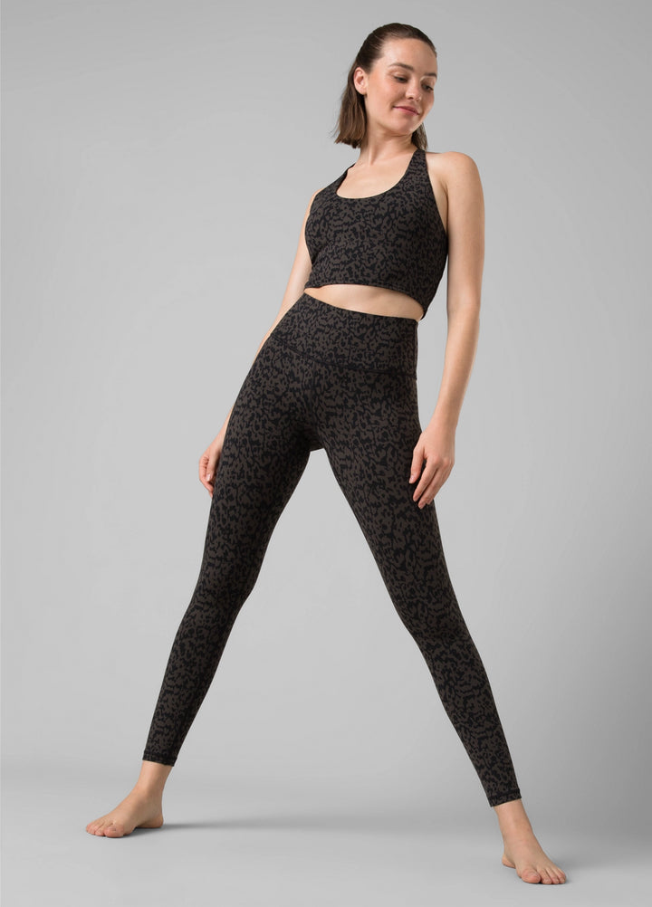 Prana W's Chakara Crop Top Dark Iron Wild