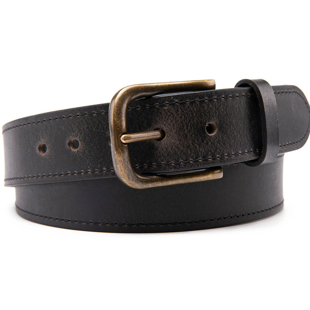Fabio Valenti Men's Genuine Leather Belt-LA2090 Black