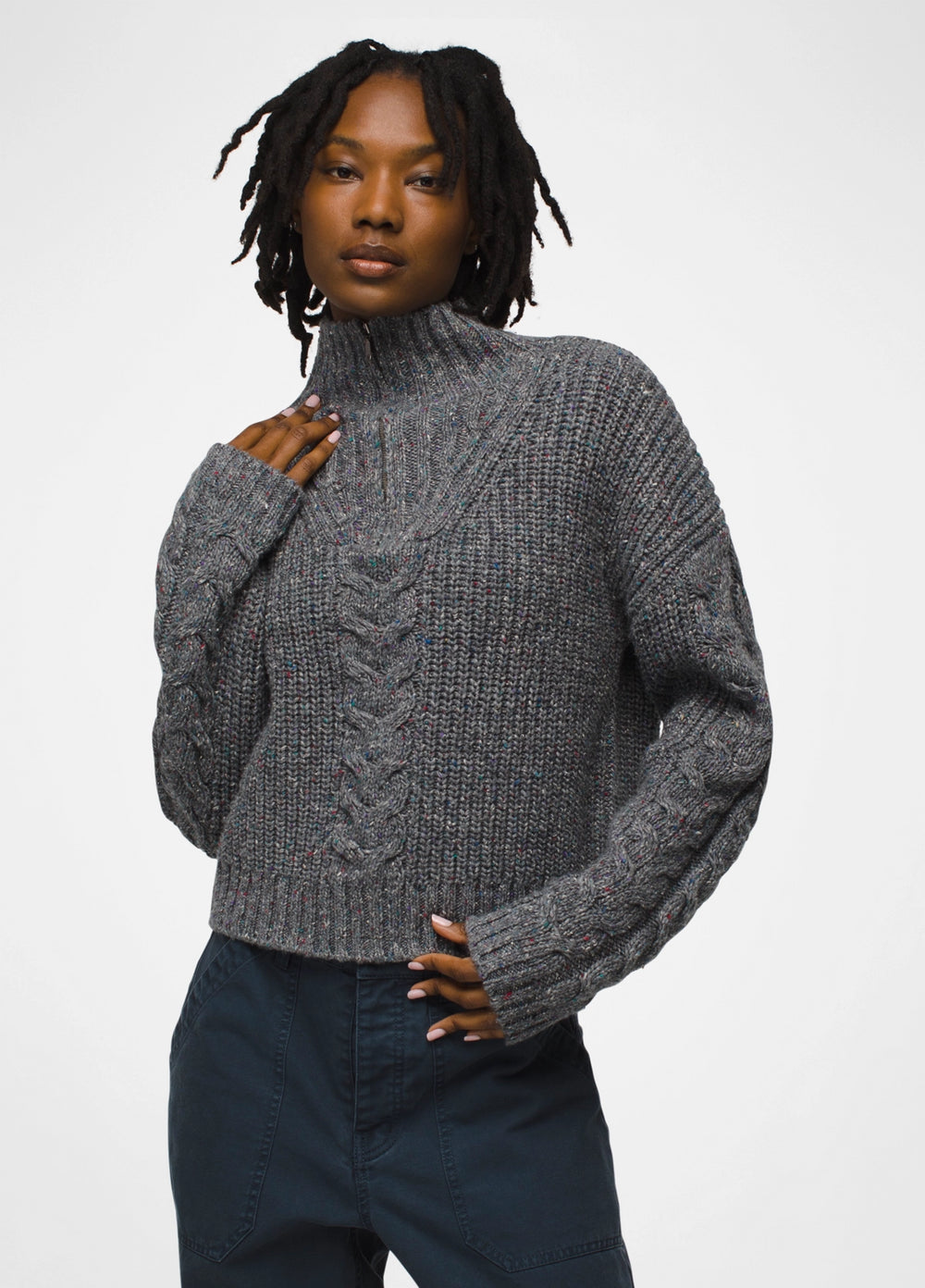 Prana Laurel Creek Sweater Charcoal