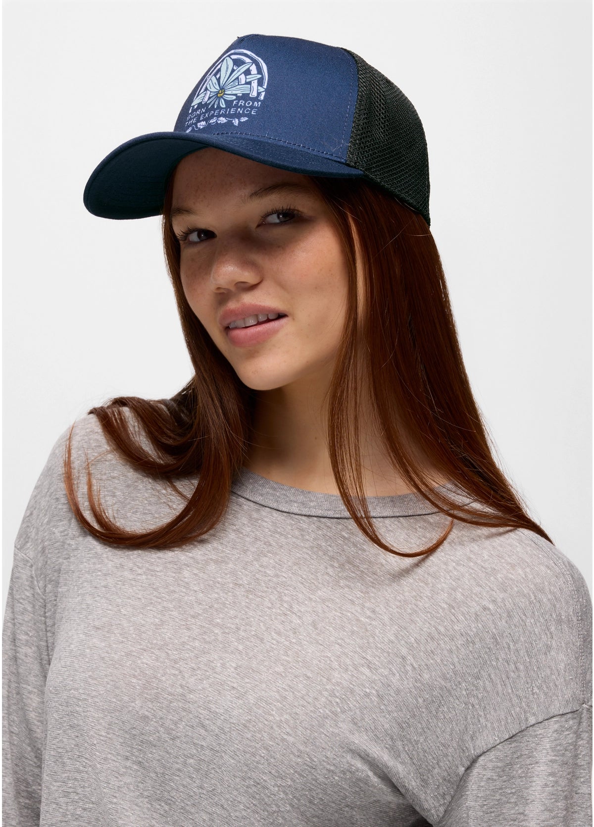 Prana Roads Ahead Trucker | Stormy Night Happy Petals