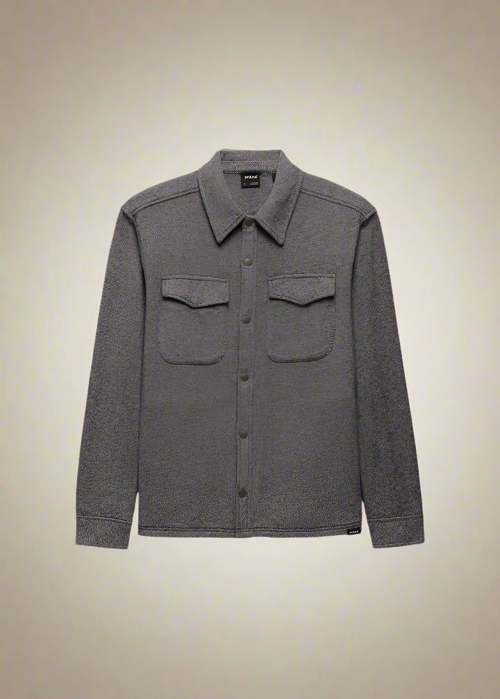 prAna M's Happy Camp Flannel | Shadow Heather