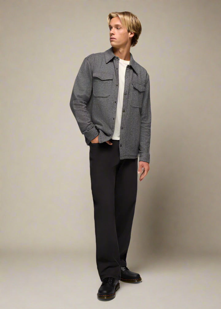 prAna M's Happy Camp Flannel | Shadow Heather