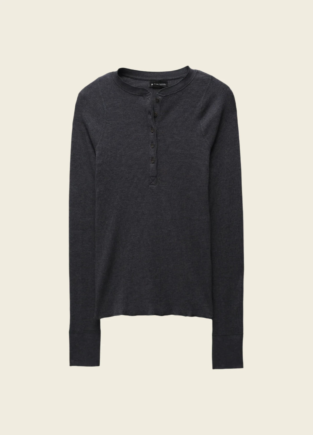 Prana W's Touchstone Henley Charcoal Heather