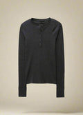 Prana W's Touchstone Henley | Charcoal Heather