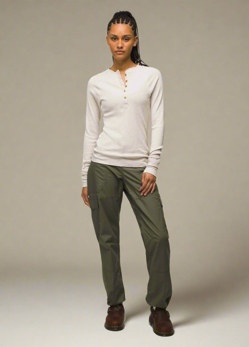 Prana W's Touchstone Henley | Oatmeal Heather