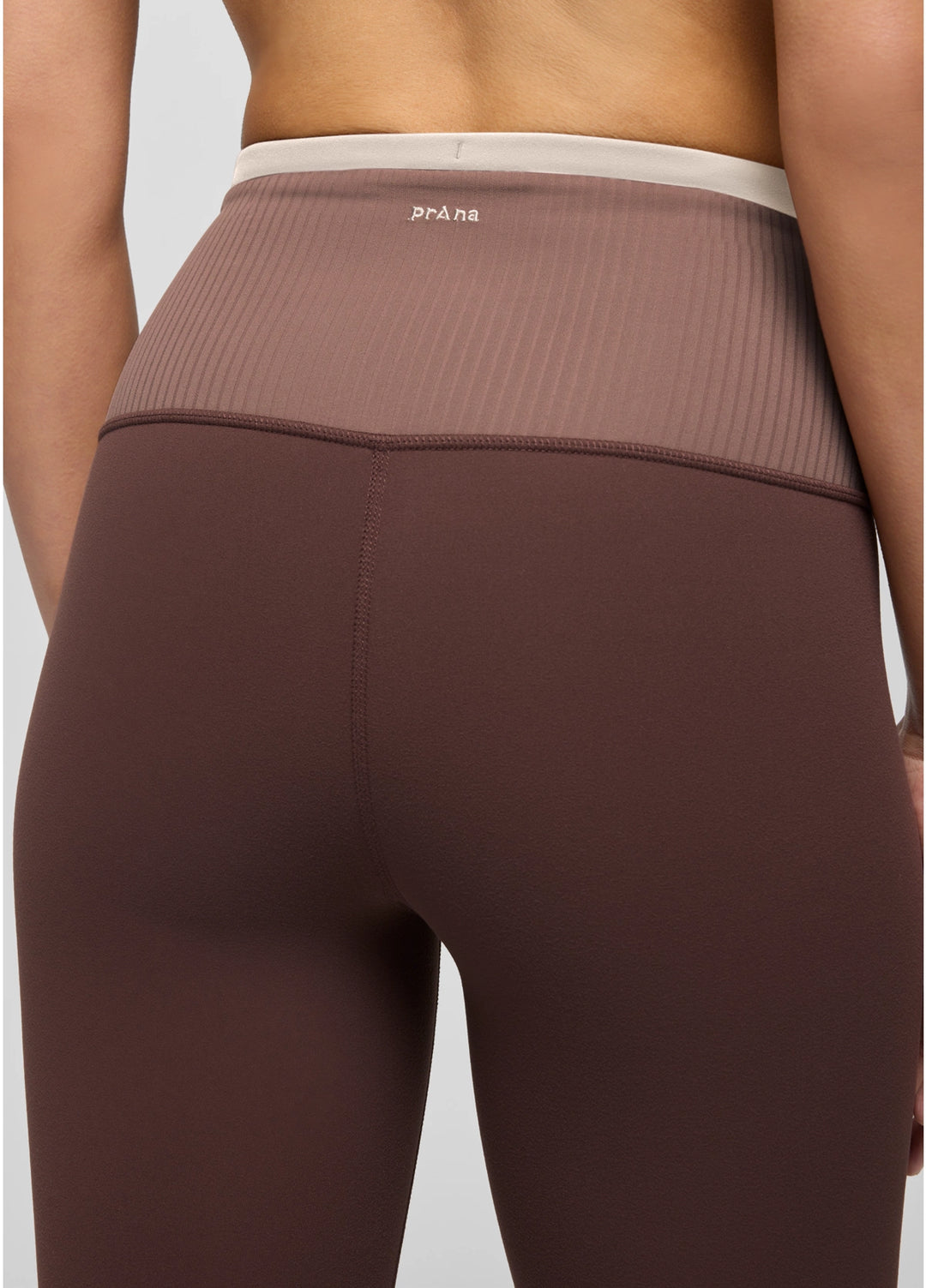 Prana Women's Luxara Salutations Legging | Mocha Colorblock