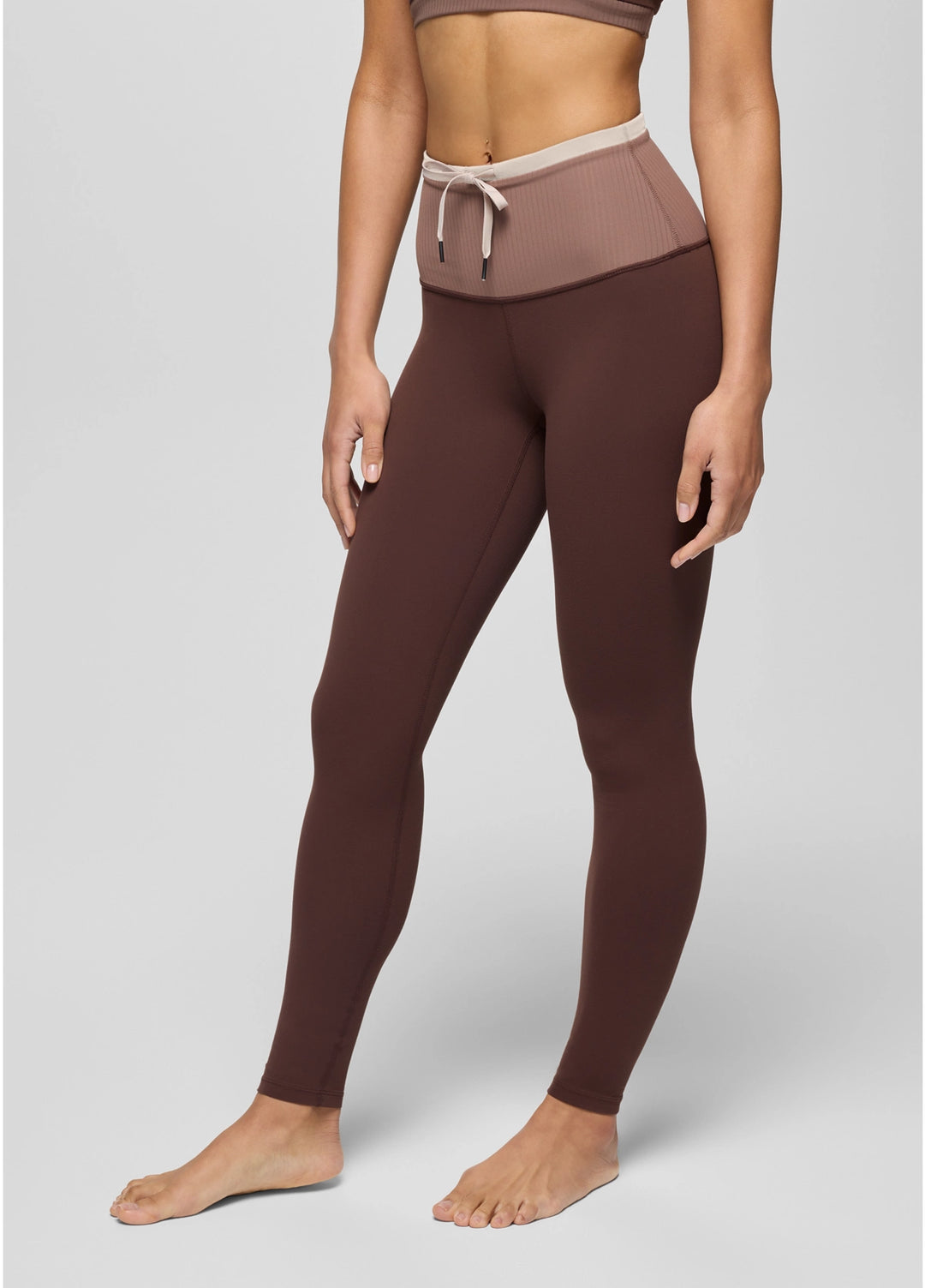 Prana Women's Luxara Salutations Legging | Mocha Colorblock