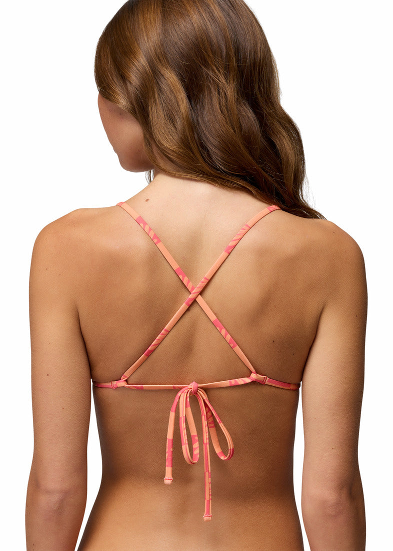 prAna Hana Highway Triangle Top | Guava Pop Checker