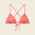 prAna Hana Highway Triangle Top | Guava Pop Checker
