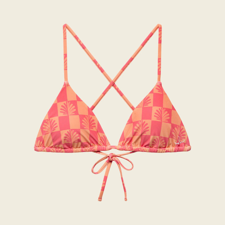 prAna Hana Highway Triangle Top | Guava Pop Checker