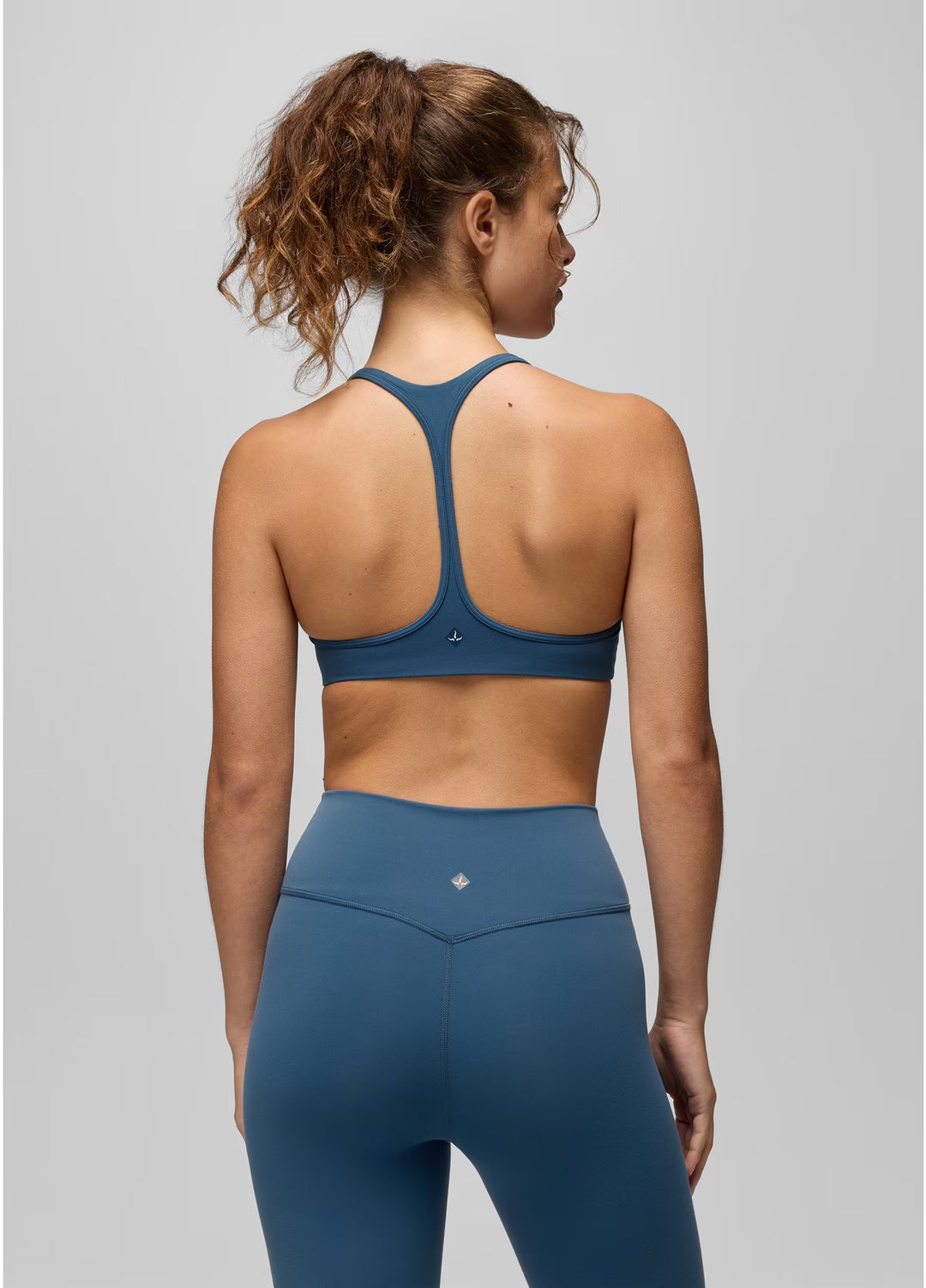 prAna Luxara Racerback Bra | Bluff Blue