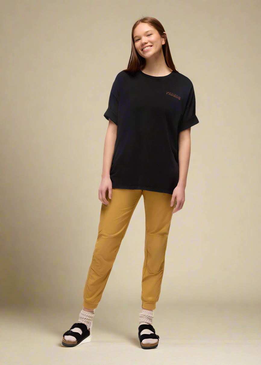 prAna Everyday Graphic Oversized Tee | Black Good Vibes