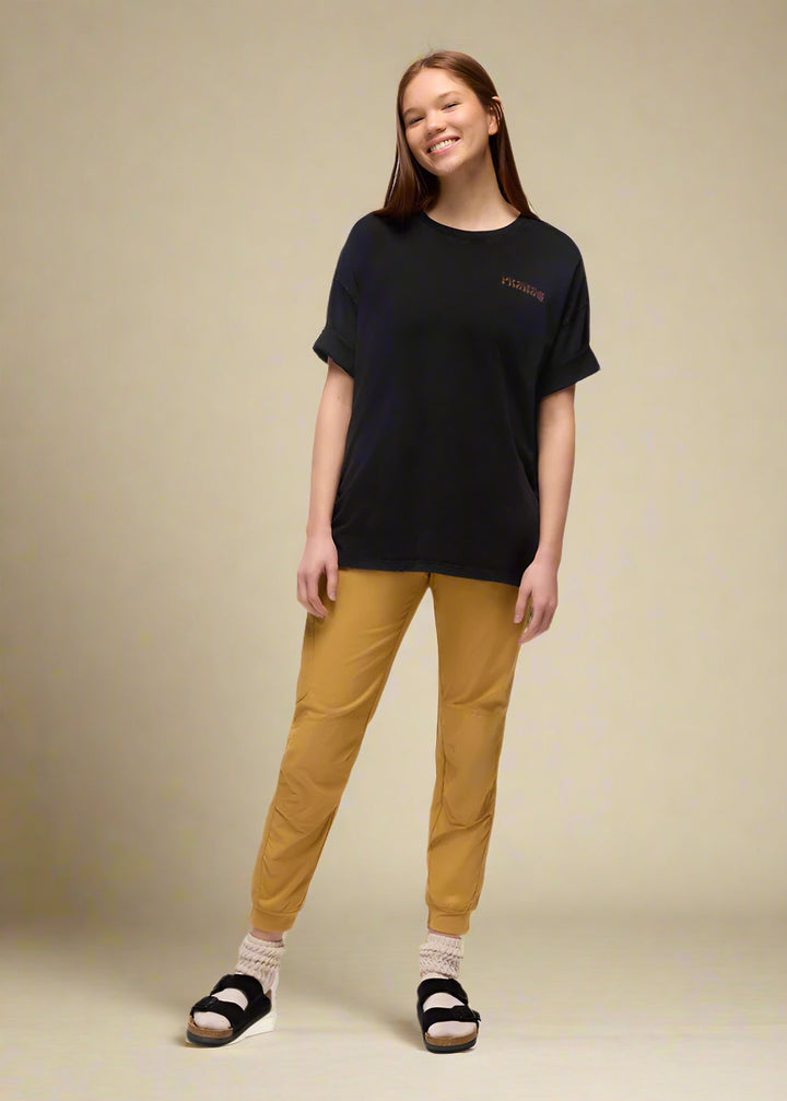 prAna Everyday Graphic Oversized Tee | Black Good Vibes