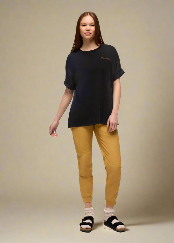 prAna Everyday Graphic Oversized Tee | Black Good Vibes
