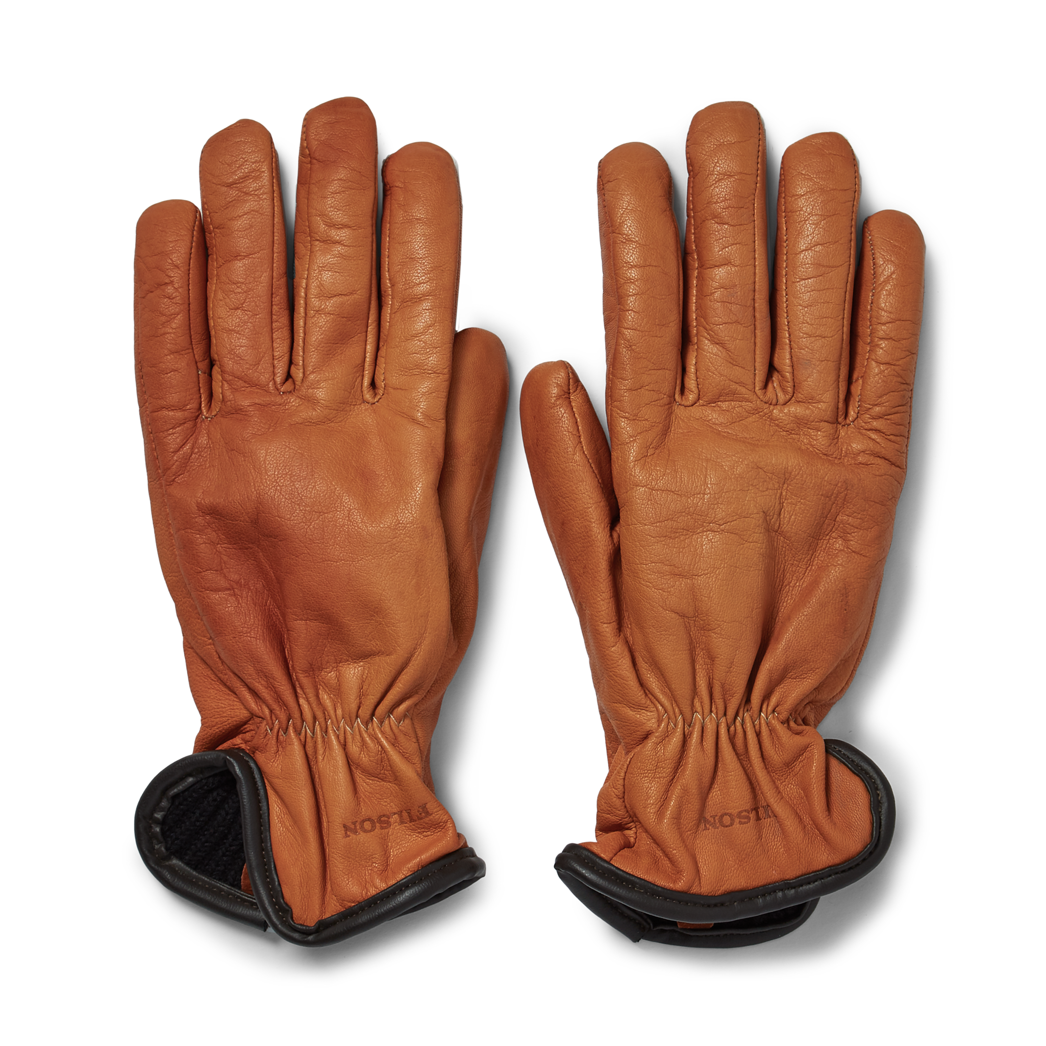 Filson Original Lined Goatskin Gloves - Saddle Brown