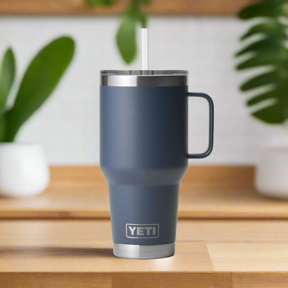 Yeti Rambler 35 oz Straw Mug Navy