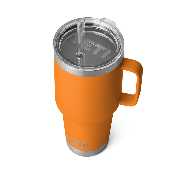 Yeti Rambler 35 oz Straw Mug King Crab Orange