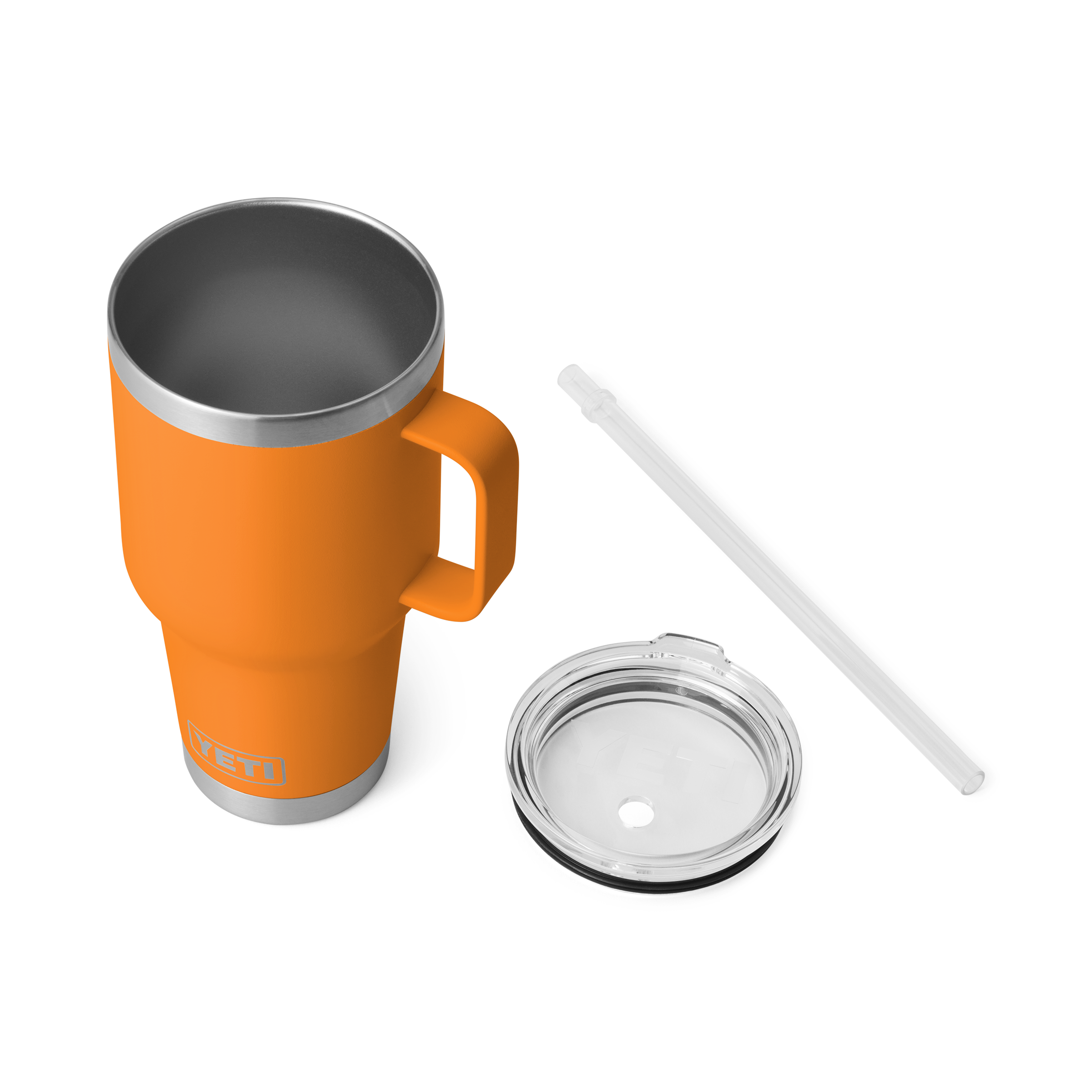 Yeti Rambler 35 oz Straw Mug King Crab Orange